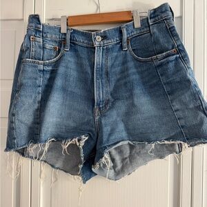 Abercrombie & Fitch Curve Love Mom Short High Rise
